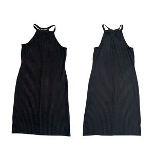 Chesley Black Ribbed Garment
